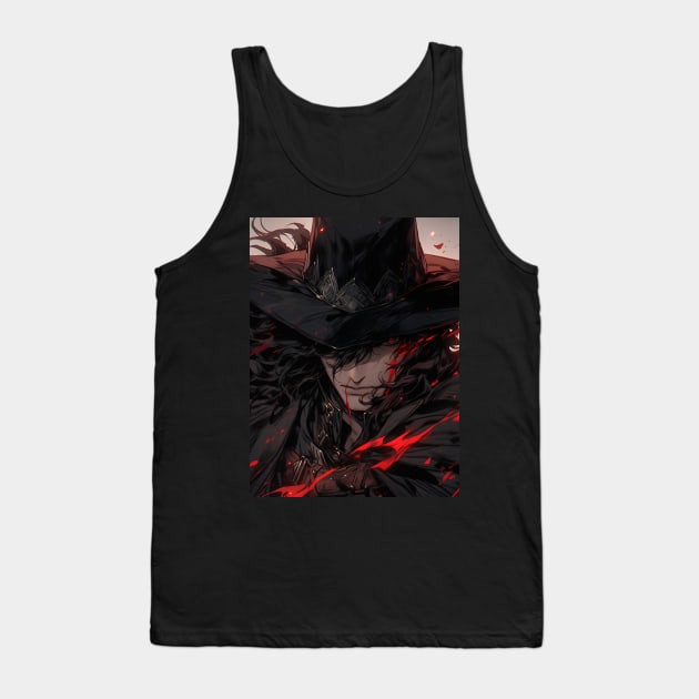 Hunters of the Dark: Explore the Supernatural World with Vampire Hunter D. Illustrations: Bloodlust Tank Top by insaneLEDP